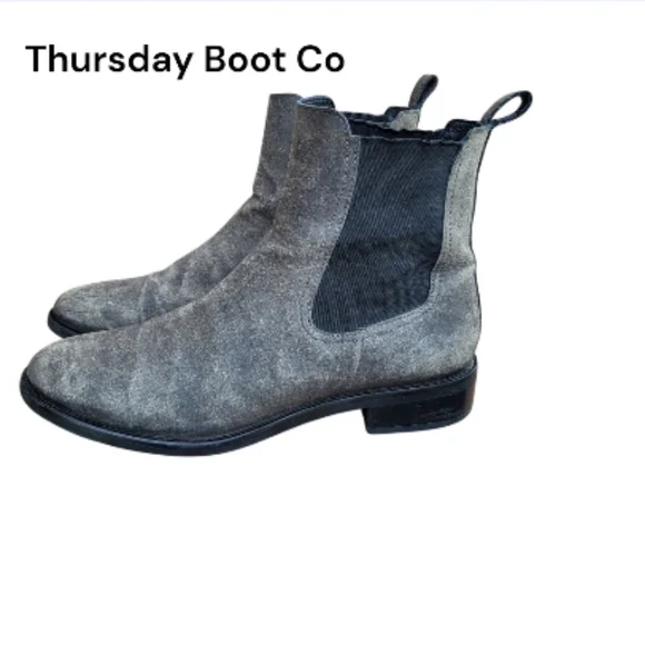 Thursday Boot Company DUCHESS Gray Chelsea Ankle Boot Bootie Barn Shoe Women 9.5